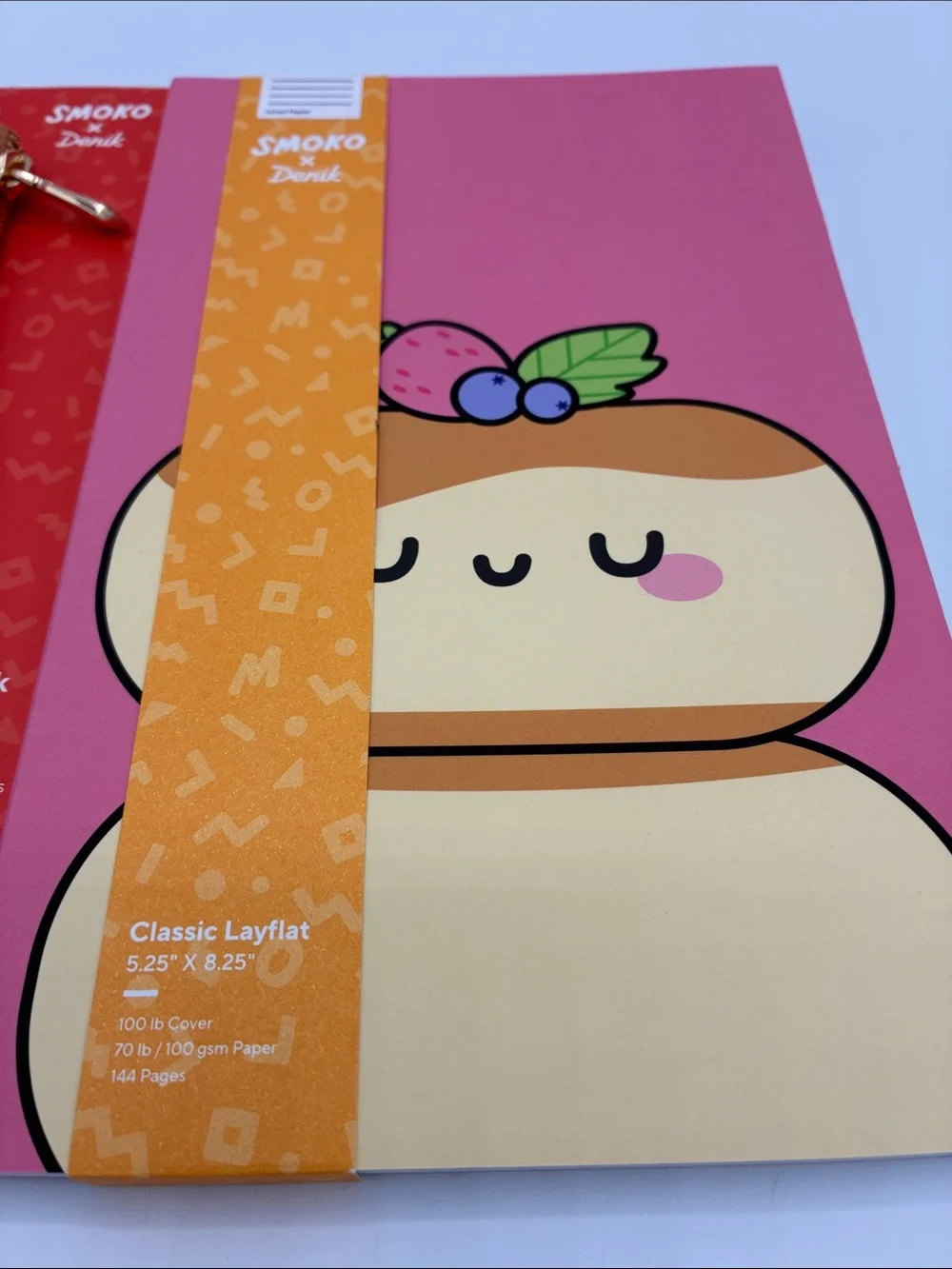 SMOKO x Denik Pink Soufflé Pancake Notebook & Mushroom Pencil Pouch